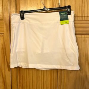 Golf/Tennis/Pickleball white skort
